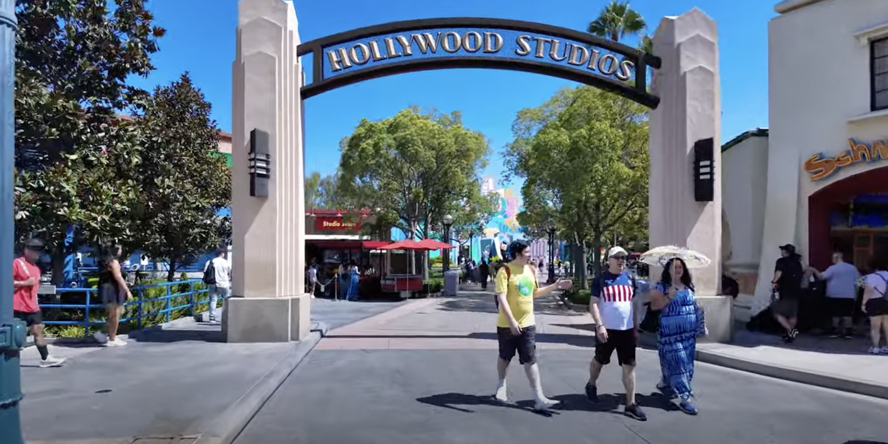 Hollywood Studios in Disneyland California Adventure during Halloween Time